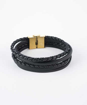 دستبند چرم طبیعی بیسراک Bisrak کد 324K