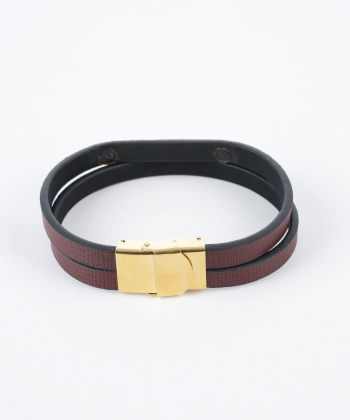 دستبند چرم طبیعی بیسراک Bisrak کد P438H