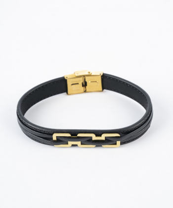 دستبند چرم طبیعی بیسراک Bisrak کد P416N