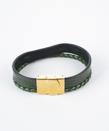 دستبند چرم طبیعی بیسراک Bisrak کد P445L