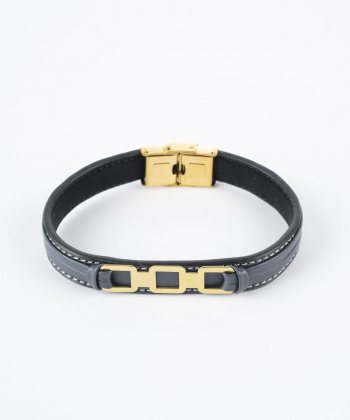 دستبند چرم طبیعی بیسراک Bisrak کد P421N