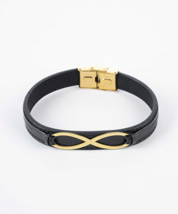 دستبند چرم طبیعی بیسراک Bisrak کد P406N