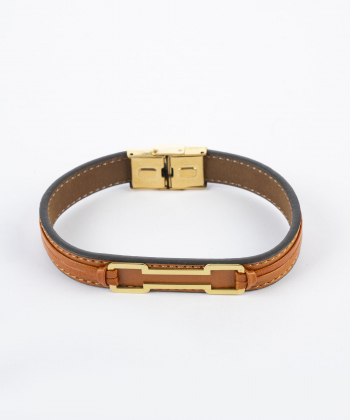 دستبند چرم طبیعی بیسراک Bisrak کد P419N