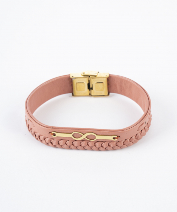 دستبند چرم طبیعی بیسراک Bisrak کد P432N