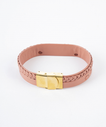 دستبند چرم طبیعی بیسراک Bisrak کد P432N