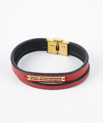 دستبند چرم طبیعی بیسراک Bisrak کد P439F