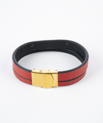 دستبند چرم طبیعی بیسراک Bisrak کد P439F