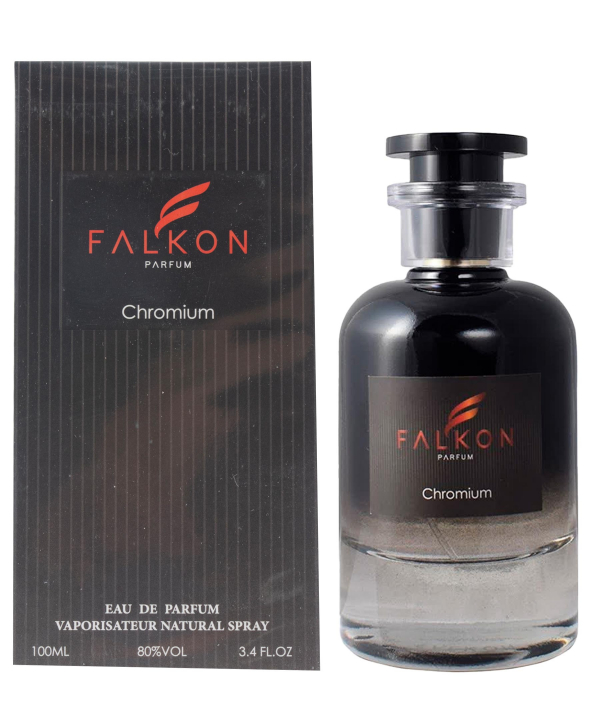 ادوپرفیوم مردانه فالکون Falkon مدل Chromiun حجم 100 میلی‌لیتر