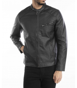 کاپشن چرم مردانه کالینز Colins کد CL1036130