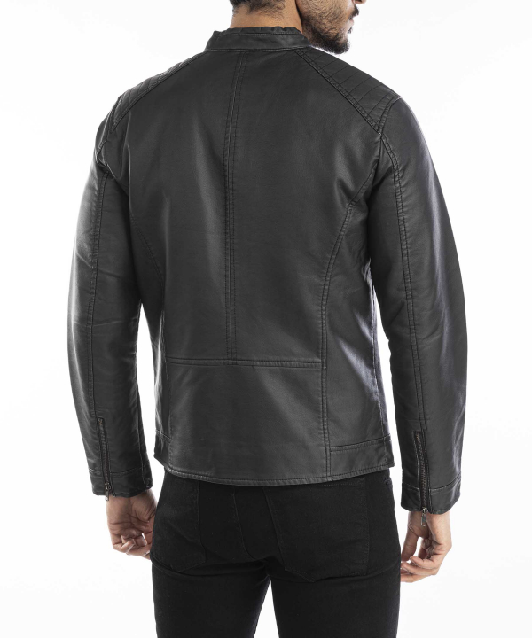 کاپشن چرم مردانه کالینز Colins کد CL1036130