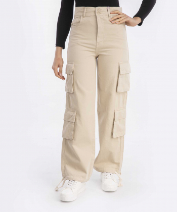 شلوار کتان زنانه مانگ مدل 7710012150