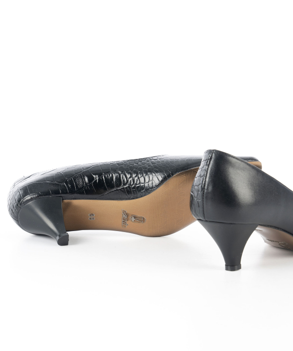 کفش پاشنه بلند زنانه چرم طبیعی چرم وحید Vahid Leather مدل فونیک