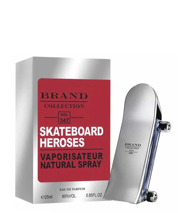 عطر جیبی زنانه برند کالکشن Brand Collection مدل 347 Skateboard heroes حجم 25 میلی‌لیتر