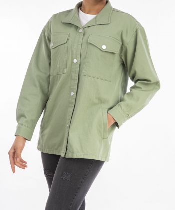 مانتو شومیزی کوتاه زنانه آر ان اس مدل 11091821