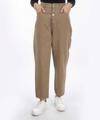 شلوار کتان زنانه بالون Balloon کد 4462