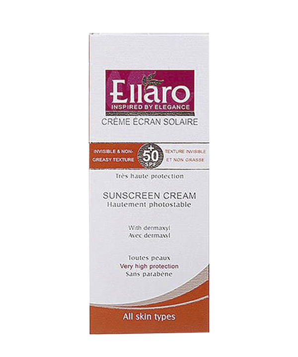 کرم ضدآفتاب بدون رنگ الارو مدل Sunscreen Cream SPF50