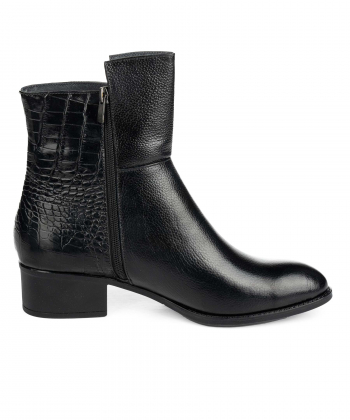 نیم بوت چرم طبیعی زنانه چرمیران Charmiran کد 1042