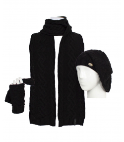 ست کلاه و شال گردن و دستکش تارتن Tartan مدل 81312012202