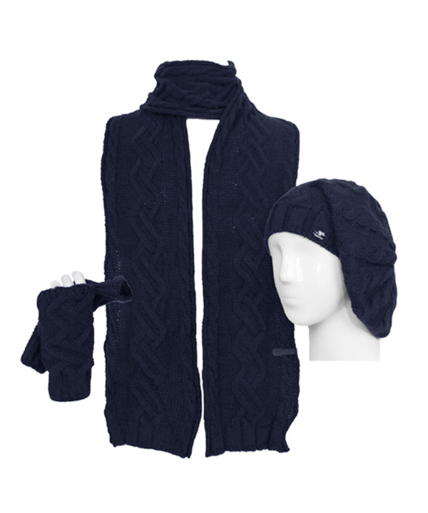 ست کلاه و شال گردن و دستکش تارتن Tartan مدل 81312012202