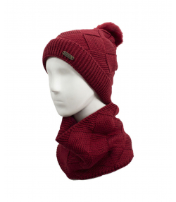 ست کلاه و شال گردن تارتن Tartan مدل 81233100203