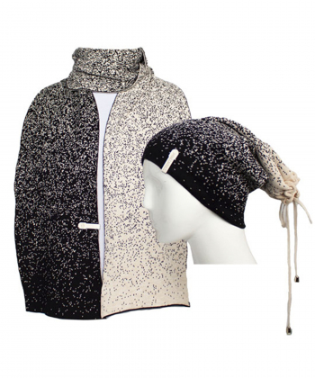 ست شال گردن و کلاه زنانه تارتن مدل 81284000106