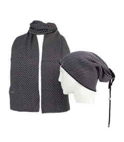 ست کلاه و شال گردن تارتن Tartan مدل 81284000107