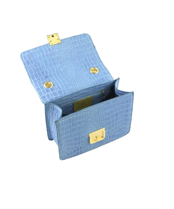 کیف دوشی چرم طبیعی زنانه منط Mante کد F108G