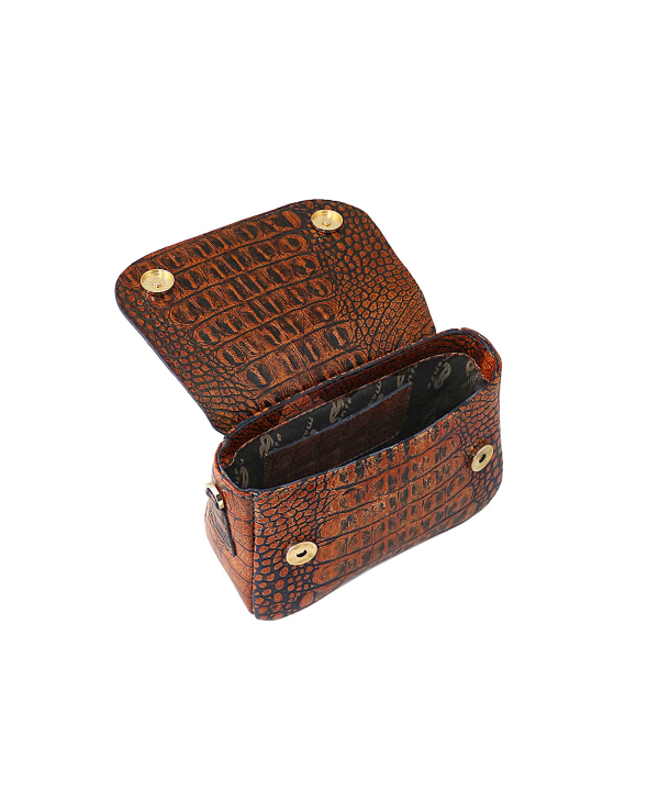 کیف دوشی چرم طبیعی زنانه منط Mante کد B214C