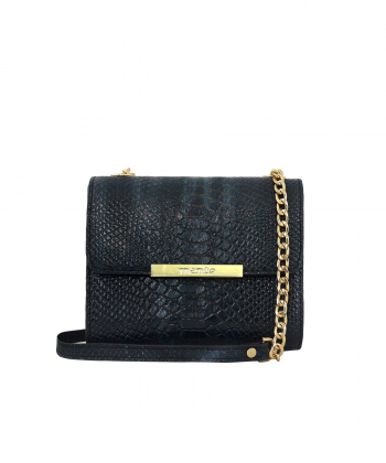 کیف دوشی چرم طبیعی زنانه منط مدل F113G