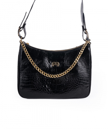 کیف دوشی چرم طبیعی زنانه منط مدل 4117C