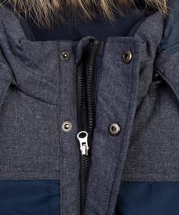 کاپشن پر مردانه کلاه دار جین وست Jeanswest