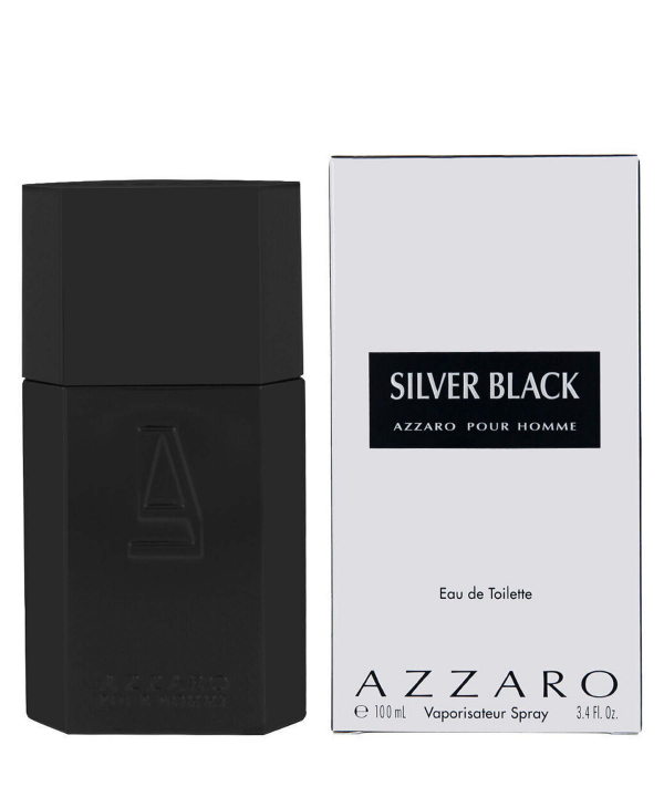 ادوتویلت مردانه آزارو Azzaro مدل  Silver Black حجم 100 میلی‌لیتر