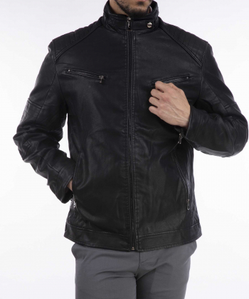 کاپشن چرم مردانه وینترهارت WinterHart کد M2064009JC