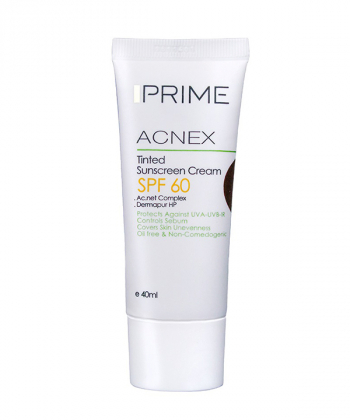 کرم ضد آفتاب برنزه آکنس SPF60 پرایم Prime حجم 40 میلی لیتر