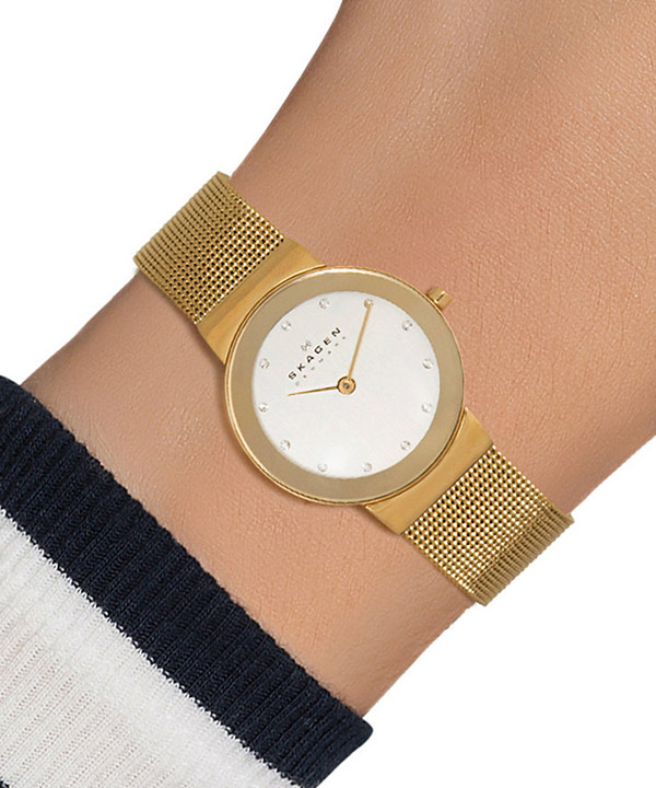 ساعت مچی عقربه ای زنانه اسکاگن Skagen مدل 358SGGD
