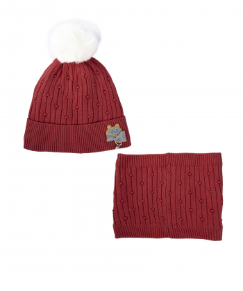 ست کلاه و شال گردن بچگانه جاستیفای Justify کد K0450064NA