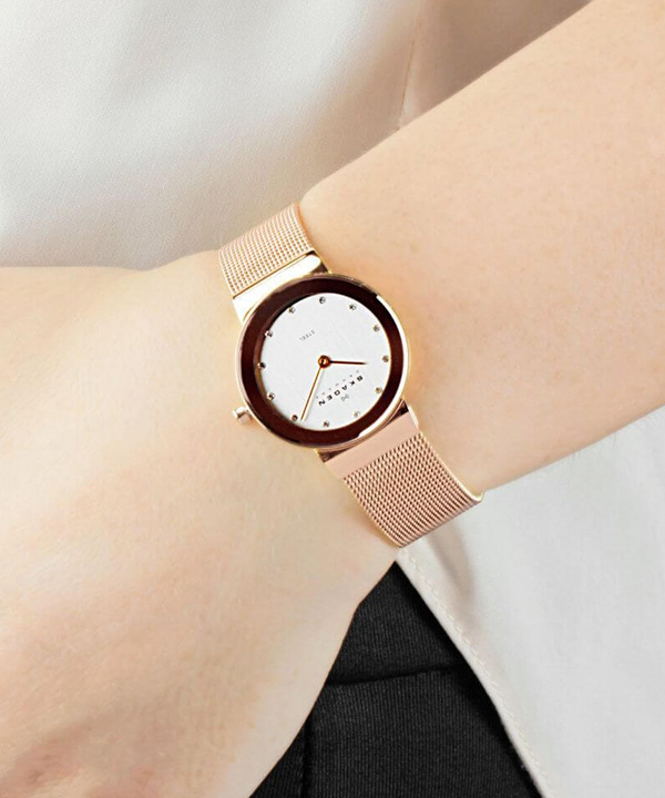 ساعت مچی عقربه ای زنانه اسکاگن Skagen مدل 358SRRD