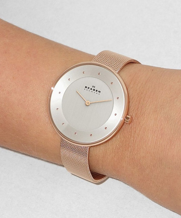 ساعت مچی عقربه ای زنانه اسکاگن Skagen مدل SKW2142