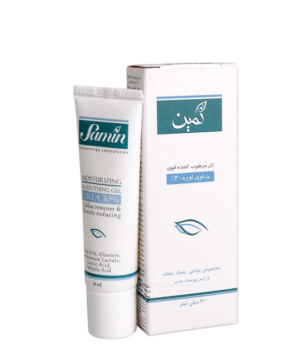 ژل مرطوب کننده قوی ثمین Samin حاوی 30% اوره حجم 50 میلی‌لیتر