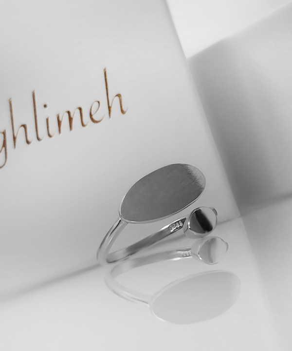 انگشتر نقره اقلیمه Eghlimeh مدل AN110