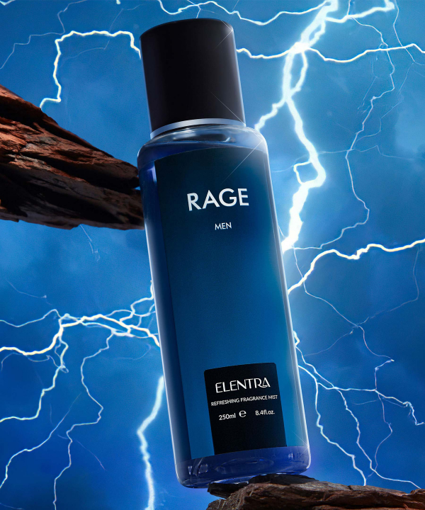 بادی اسپلش مردانه النترا Elentra مدل Rage حجم 250 میلی لیتر