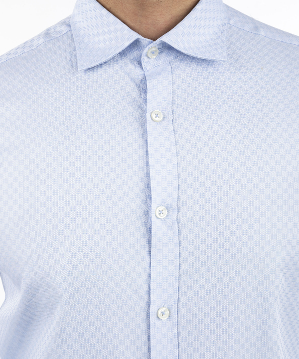 پیراهن مردانه کافه شرت Cafe Shirt کد 1005