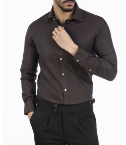 پیراهن مردانه کافه شرت Cafe Shirt کد 1026
