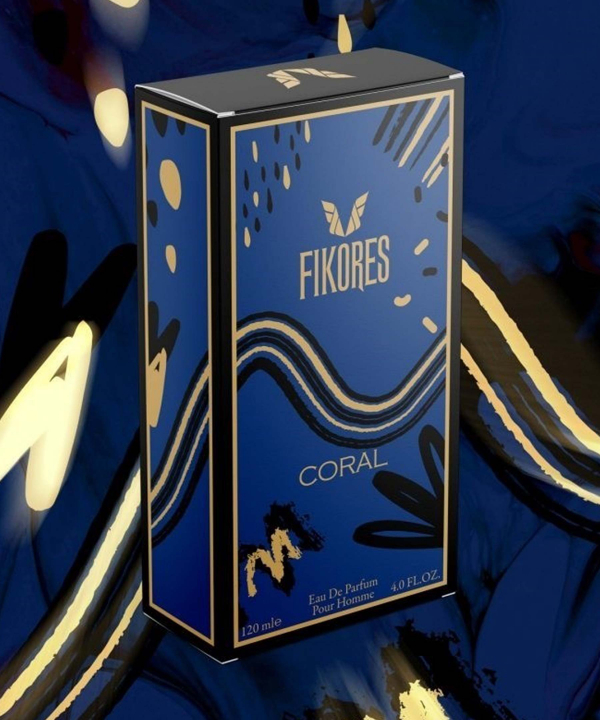 ادوپرفیوم مردانه فیکورس Fikores مدل Coral حجم 120 میلی‌لیتر