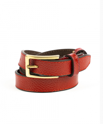 کمربند چرم طبیعی زنانه چرم آرا CharmAra کد wj035