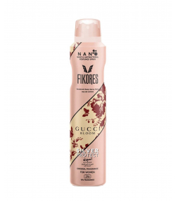 اسپری بدن زنانه فیکورس Fikores مدل Gucci Bloom حجم 200 میلی لیتر