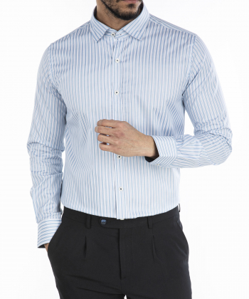 پیراهن مردانه کافه شرت Cafe Shirt کد 1072