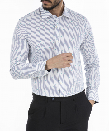 پیراهن مردانه کافه شرت Cafe Shirt کد 1078