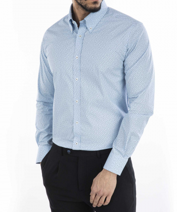 پیراهن مردانه کافه شرت Cafe Shirt کد 1092
