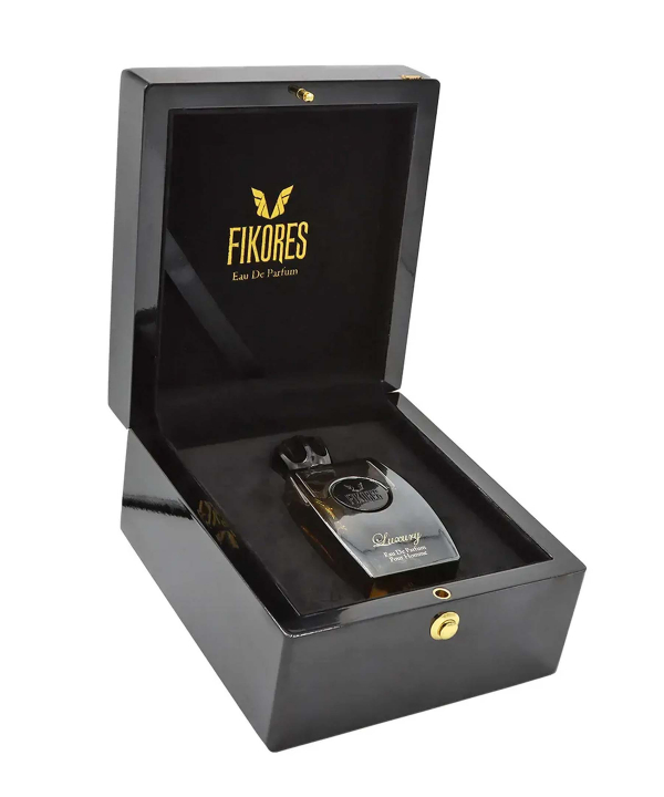 ادوپرفیوم مردانه فیکورس Fikores مدل Luxury Black حجم 80 میلی‌لیتر